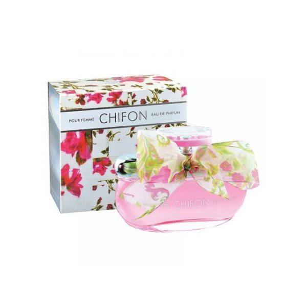 Chifon l'eau de parfum 100 ml pour femme de la marque Emper perfumes est un parfum Floral Boisé Musqué pour femme. Disponible chez lafleurette.tn