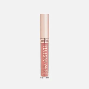 Gloss matte Topface Instyle Lip Paint, couleur intense, tenue 12h, bouchon doré, tube transparent.