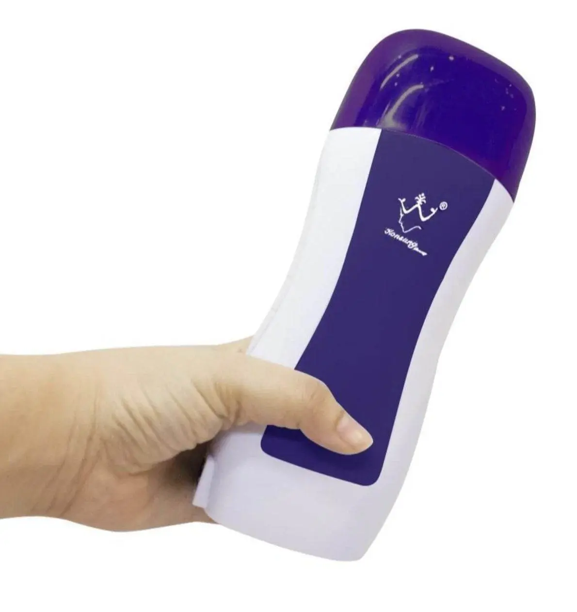 Main tenant un chauffe-cire Konsung Bleu marine