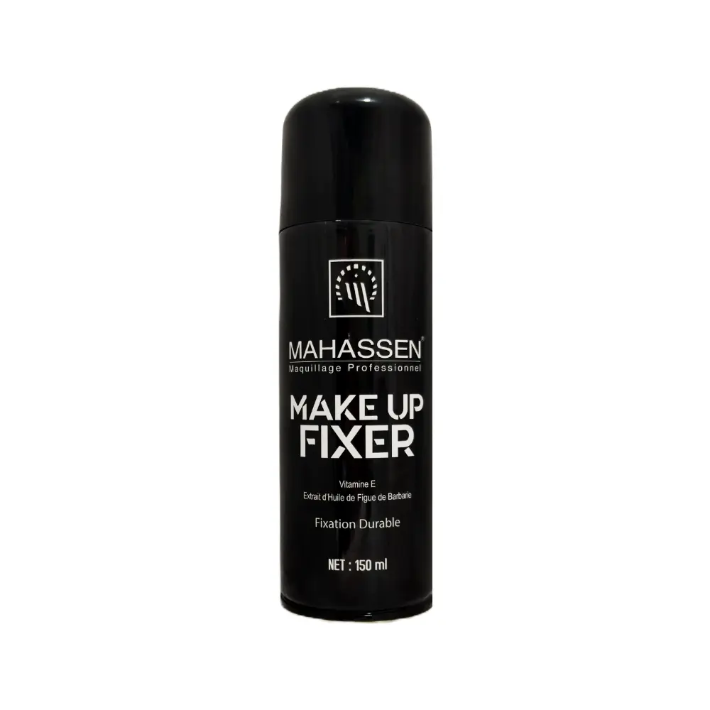Fixateur de maquillage Mahassen 150 ml, brume légère, effet rafraîchissant, fixation durable pour un maquillage impeccable toute la journée.