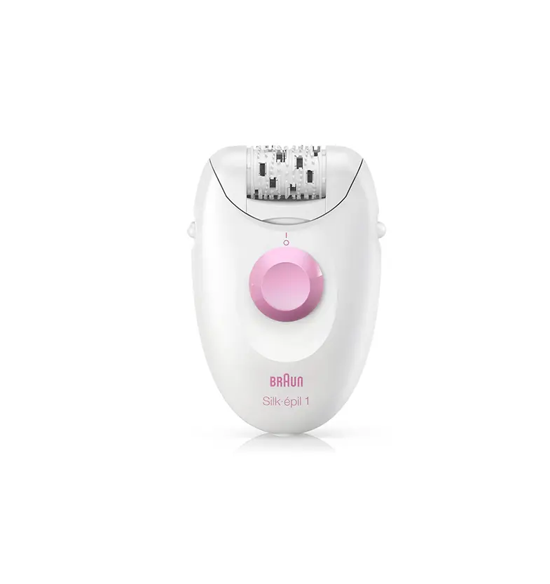 Épilateur Braun Silk.épil 1 : épilation simple, rapide et durable grâce à ses 20 pincettes précises et son design ergonomique.