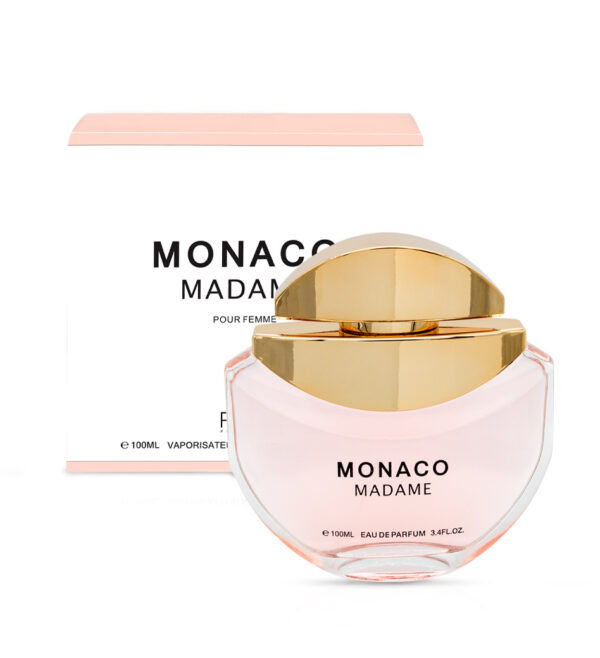 Monaco madame Eau de parfum floral fruité pour femmes 100 ml.