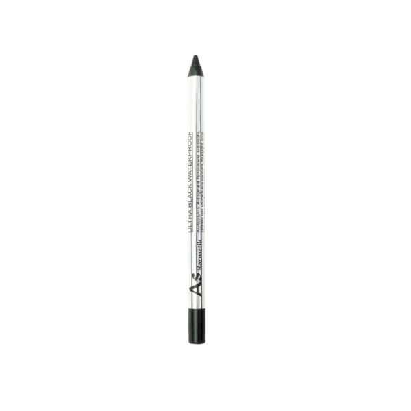 Le crayon Ultra Black Waterproof pour les yeux As Kozmetik est idéal pour souligner le contour des yeux d'une couleur vibrante et longue tenue.