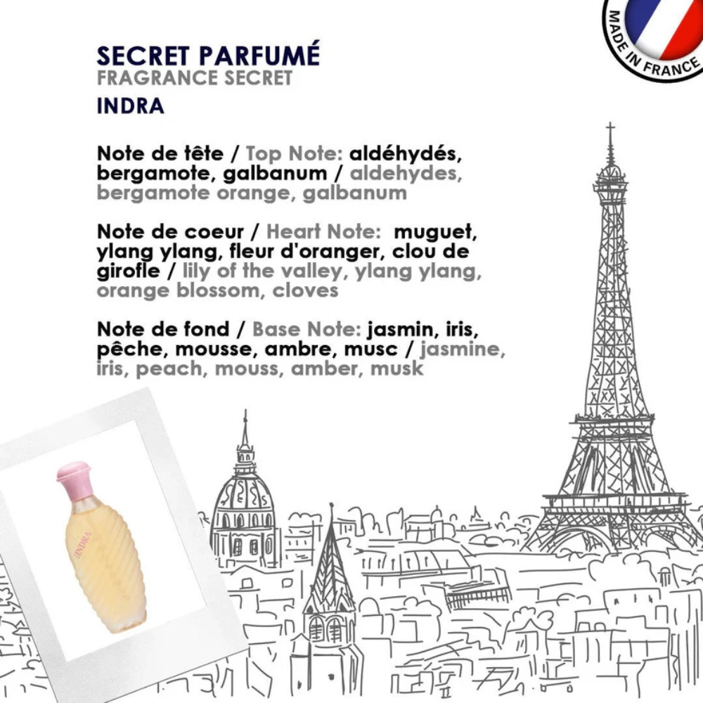 Coffret Indra pour femme EDP 100 ml + Déo – Image 3