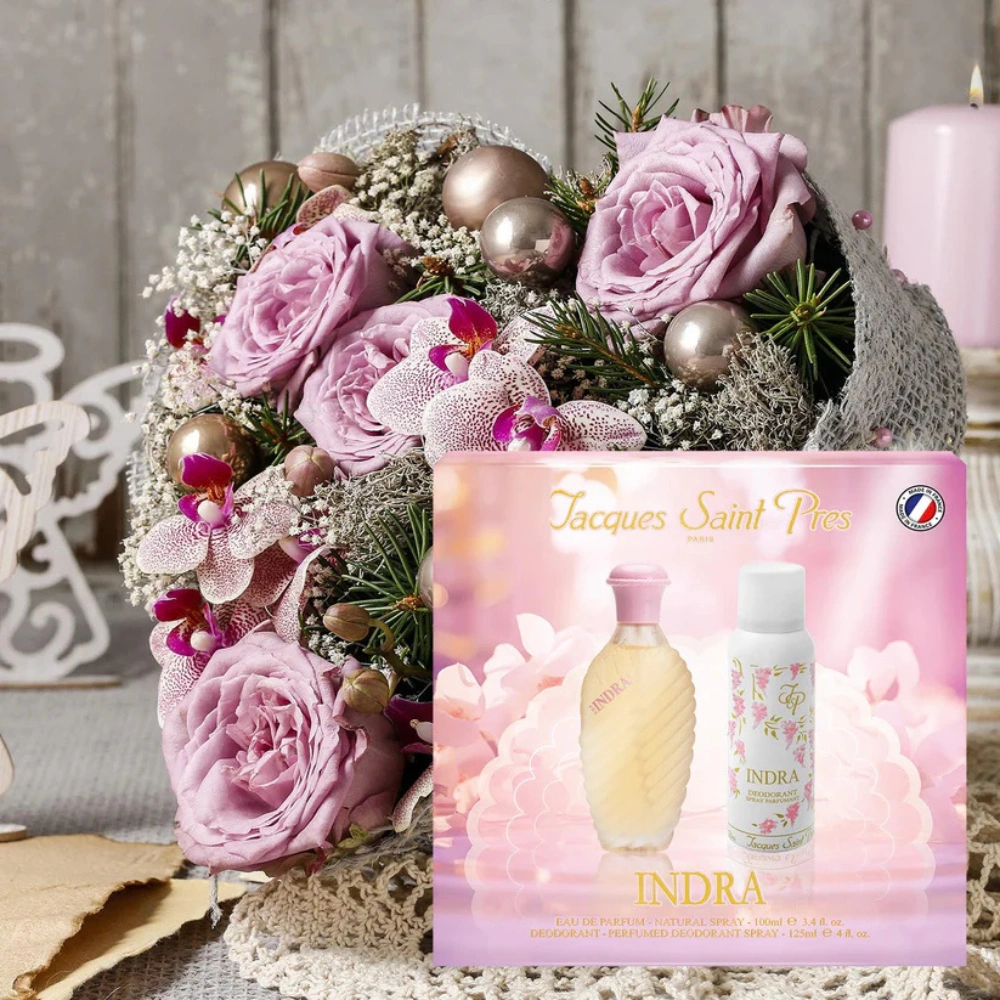 Coffret Indra pour femme EDP 100 ml + Déo – Image 2