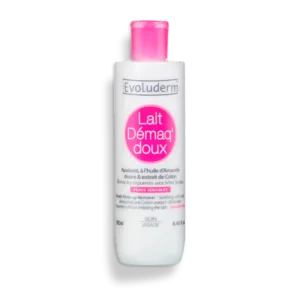 Lait démaquillant Evoluderm peaux sensibles 250 ml