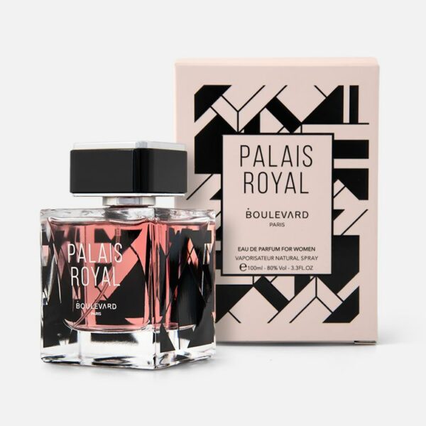 Palais Royal l'eau de parfum 100 ml de Boulevard Parfums est un parfum floral sucré pour femmes. Il s'inspire de Trésor la nuit.