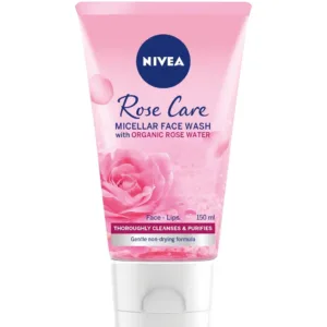 Gel nettoyant micellaire visage Nivea à l'eau de rose 150 ml