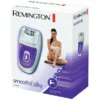 Épilateur Remington smooth & silky EP 7010 avec tête lavable, élimine les poils les plus courts (0,5 mm) pour une peau lisse.