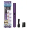 Rasoir féminin Wahl Clean & Confident 5640, violet, avec accessoires pour façonner les sourcils, enlever les poils du visage et tailler les poils du corps.