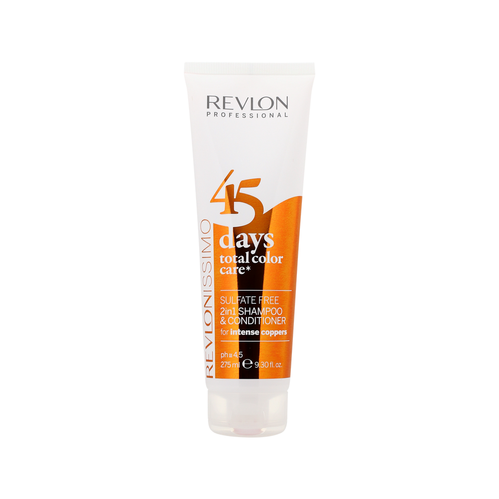 Shampooing rappel de couleur Revlon 45 days Intense coppers 275 ml – Image 1