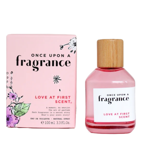 Love at first scent 100 ml est une eau de parfum florale fruitée pour femme de la gamme Once upon a fragrance de SPPC. Elle s’inspire de Chance eau tendre.