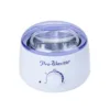 Chauffe-cire Pro-Wax 100 avec couvercle transparent et bouton de réglage de température.
