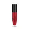 Rouge à lèvres liquide mat Golden Rose Kissproof en teinte rouge vif, avec un bouchon noir et un flacon transparent.