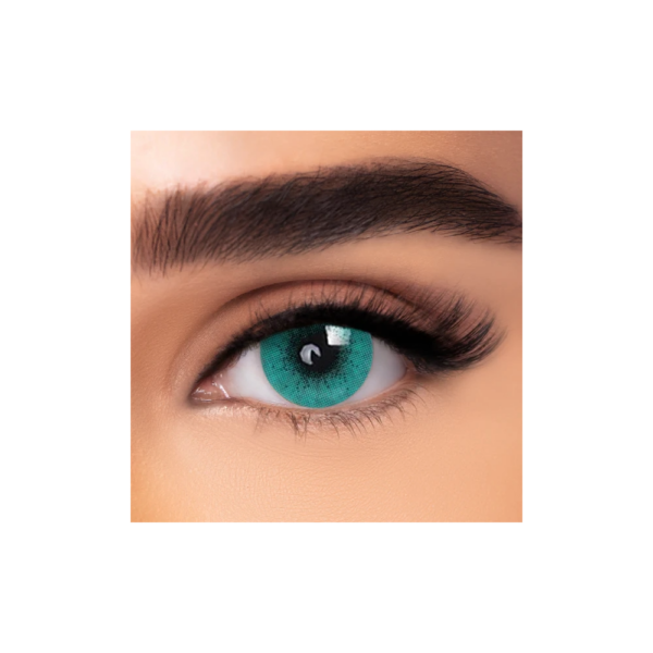 FreshTone Turquoise les Lentilles colorées de Contact sont en silicone hydrogel de qualité, elles conviennent à la fois aux yeux foncés et clairs et les couvrent parfaitement.