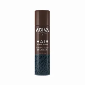 Le spray retouche marron d'Agiva remplit les zones plus fines et clairsemées de vos cheveux, leur donnant un aspect plus dense et plus volumineux.