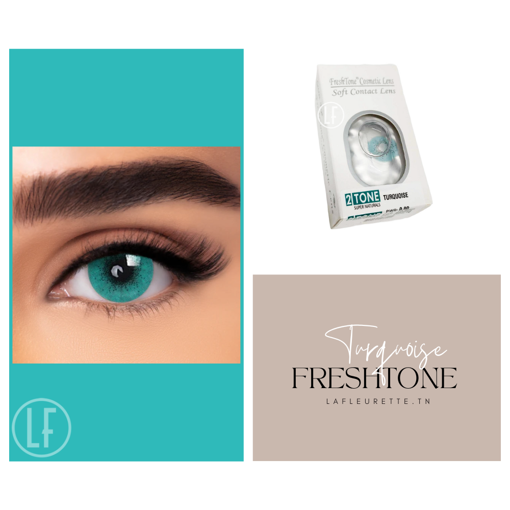 FreshTone Turquoise lentilles de contact – Image 2