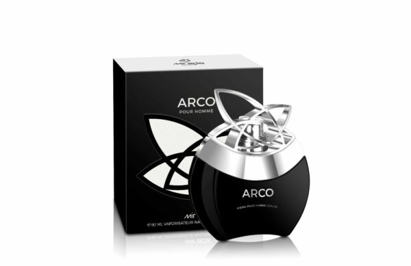 L'eau de parfum Arco 100 ml est un parfum fruité floral ambré pour hommes. Il est fabriqué aux Emirats Arabes Unis par le parfumeur Mirada Perfumes.