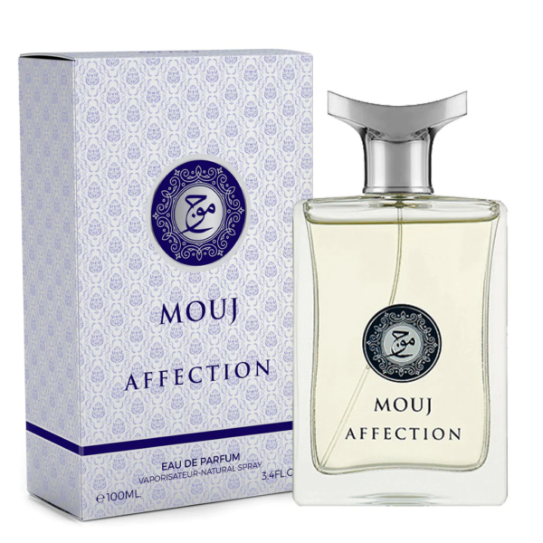 Mouj Affection est une eau de parfum florale pour homme de la marque Milestone. Il s'inspire du parfum Amouage Reflexion man.