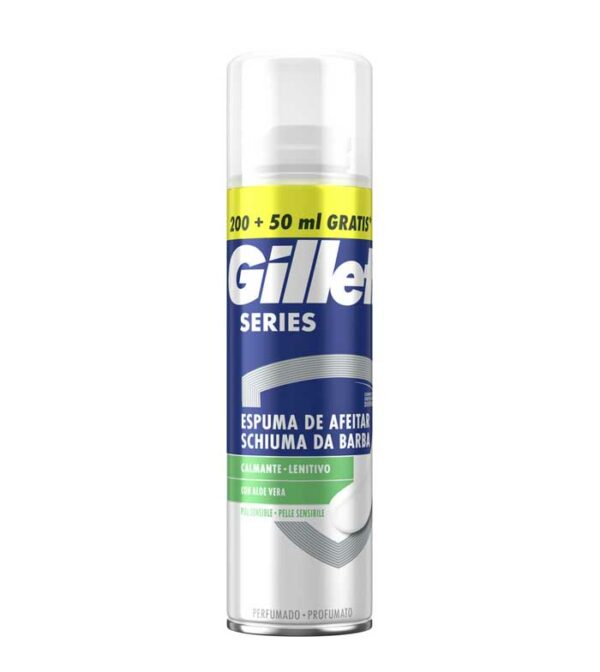 Gillette mousse à raser Series pour peaux sensibles vous offre une protection complète contre les irritations dues au rasage