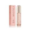 Flacon de parfum COLOUR ME PEARL, 50 ml, avec emballage rose pâle. Élégance et féminité.