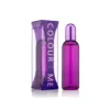 Flacon et emballage pourpre de parfum COLOUR ME PURPLE, 100 ml. Élégance et mystère.