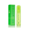 “Parfum homme COLOUR ME VOLT 50 ml, flacon transparent avec emballage vert éclatant, style moderne et énergique.”