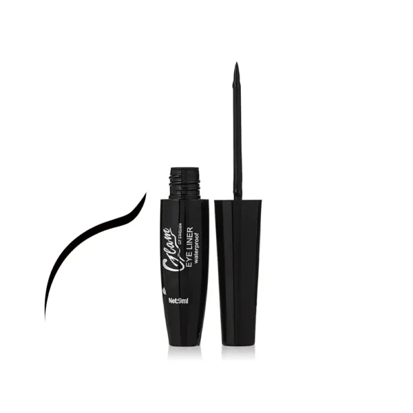 Eyeliner Waterproof Glam of Sweden avec applicateur et fini noir intense