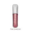 Lip Gloss Diamant Glam of Sweden, teinte Pink Diamond, 6 ml, brillance super éclatante, emballage transparent et bouchon blanc.