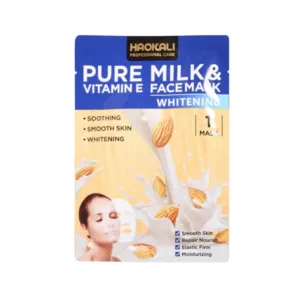 Masque Tissu pour Visage Eclaircissant à la vitamine E