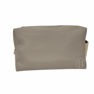 Trousse de maquillage Carrée en Tissu Grège