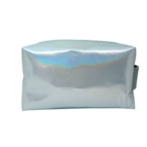Trousse de maquillage Carrée en Simili cuir Bleu