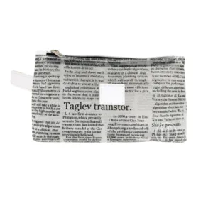 Trousse de maquillage Rectangulaire en Tulle Petit modèle - Blanc