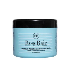 Masque Kératine et Ricin pousse des cheveux RoseBaie 500 ml