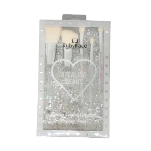 Kit de 5 pinceaux Ruby face Argent