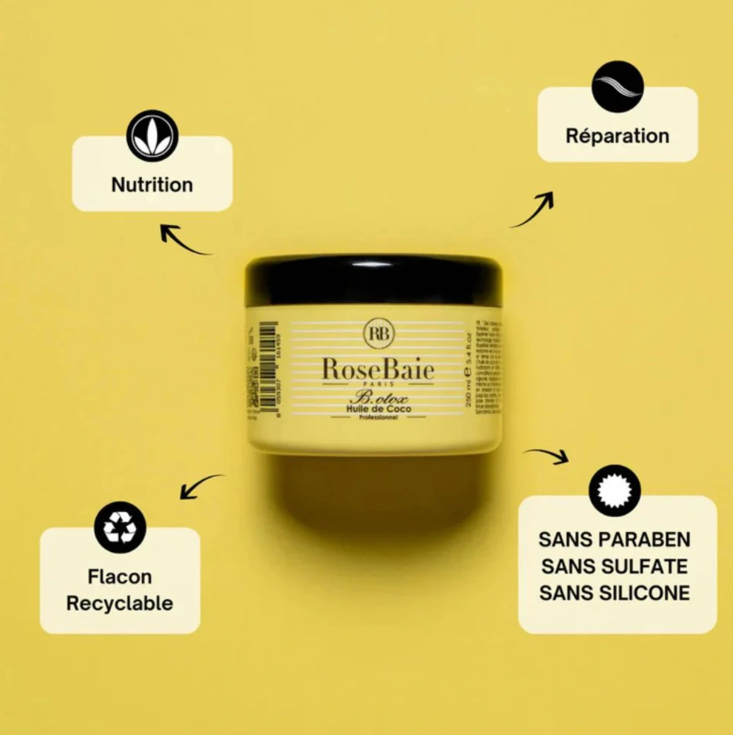 Botox Huile de Coco nutrition Rosebaie – Image 2