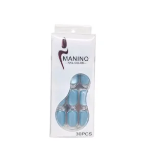 Faux Ongles Press on Effet Miroir 30 Pièces Manino