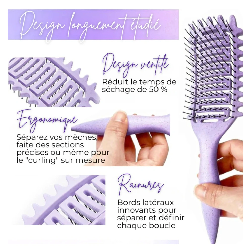 Brosse Cheveux bouclés Perfect Curls Divento – Image 2