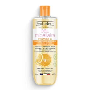 Eau Micellaire Démaquillante Vitamine C Evoluderm 500 ml