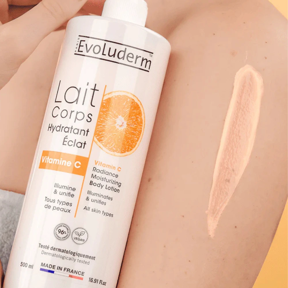Evoluderm Lait de Corps Vitamine C 500 ml – Image 2