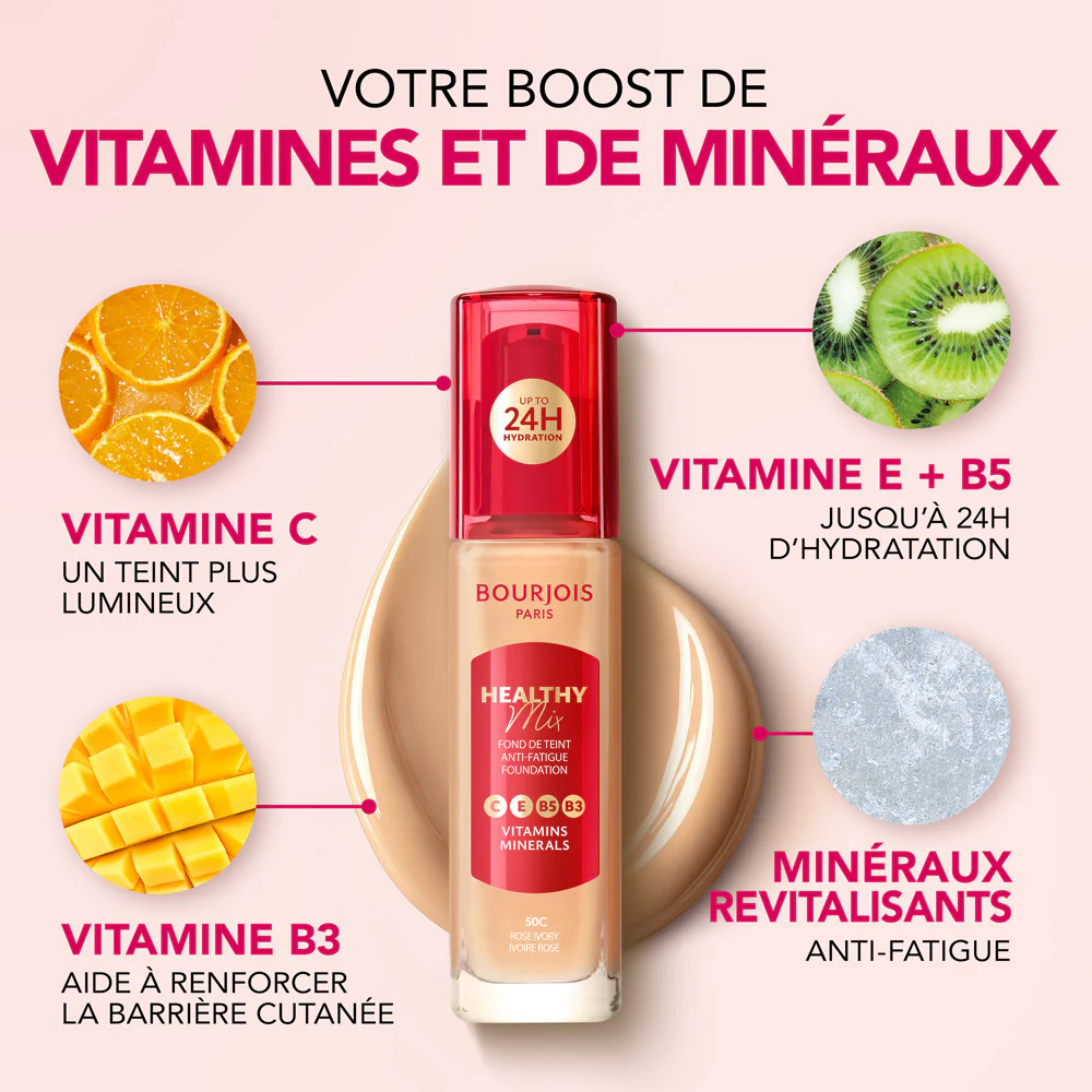 Fond de teint Healthy Mix up to 24H Bourjois – Image 3
