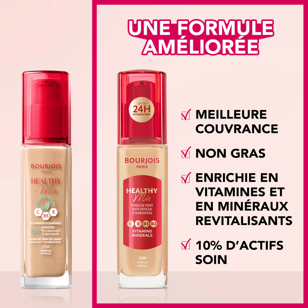 Fond de teint Healthy Mix up to 24H Bourjois – Image 4