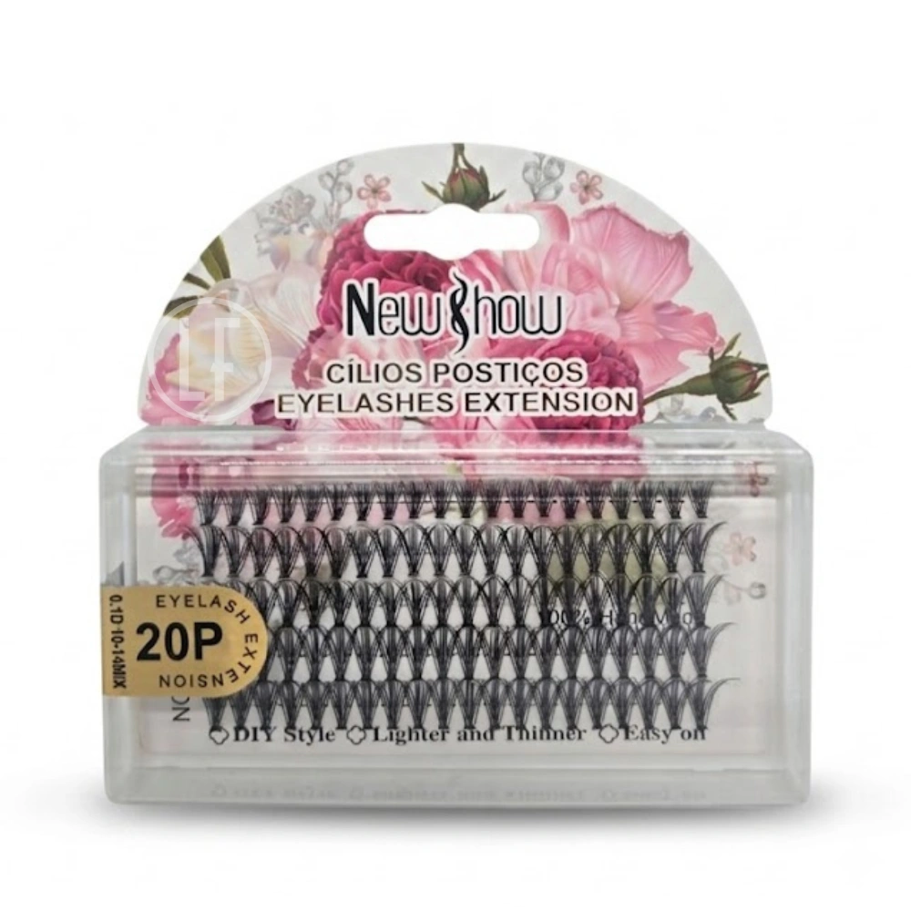 Pack Cil à Cil Eyelashes Extension 20P NewShow – Image 1