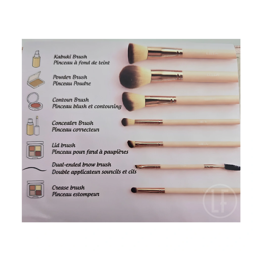 Trousse de Pinceaux de Maquillage Lella – Image 3
