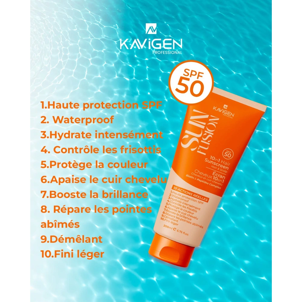 Ecran Cheveux Sun Fusion 10 en 1 Kavigen – Image 2