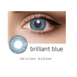 Lentilles de contact Freshtone Brilliant Blue