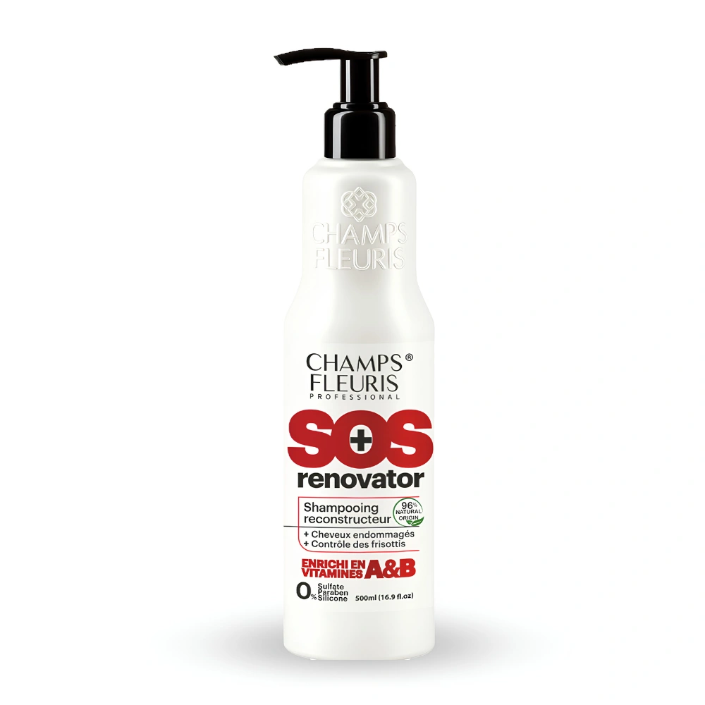 Shampoing SOS Rénovateur 500 ml Champs Fleuris – Image 1